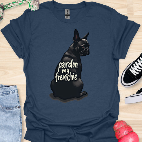 Pardon my frenchie - V6 - Stylish Back Over Should T-Shirt